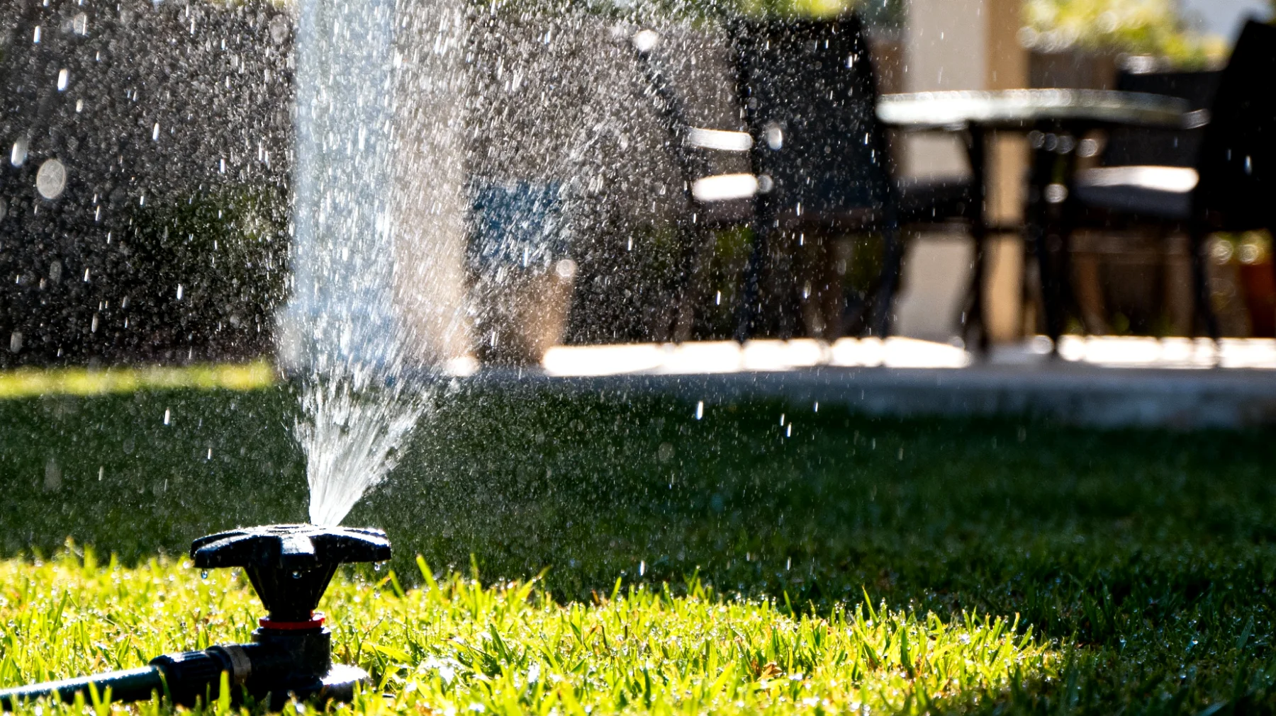 Automatischer Rasensprenger"