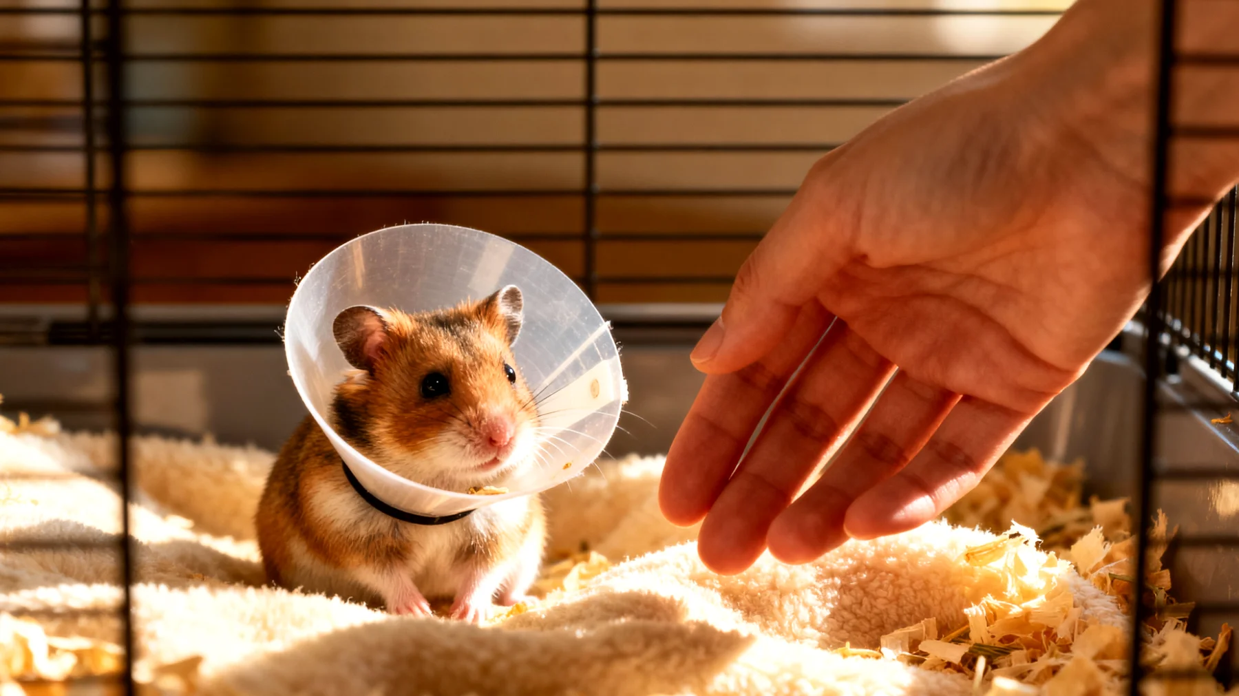 Hamster zeigen nach einer Kastration häufig Verhaltensänderungen wie erhöhte Angst, Desorientierung oder Aggressivität, und benötigen besondere Aufmerksamkeit während der Erholungsphase, um Stress zu minimieren und die Wundheilung zu fördern"