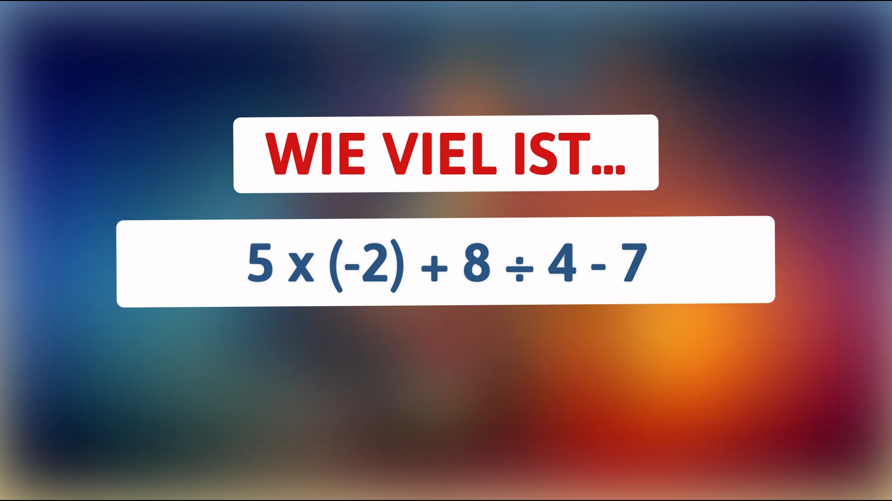 Nur die Intelligenzbestien können dieses Mathe-Rätsel lösen! Schaffst du es, die Antwort zu finden?"