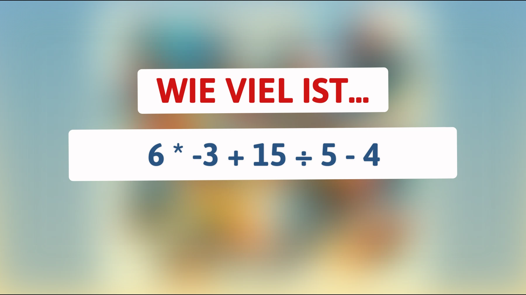Nur die brillantesten Köpfe können dieses mathematische Rätsel schnell lösen: Wagst du es?"