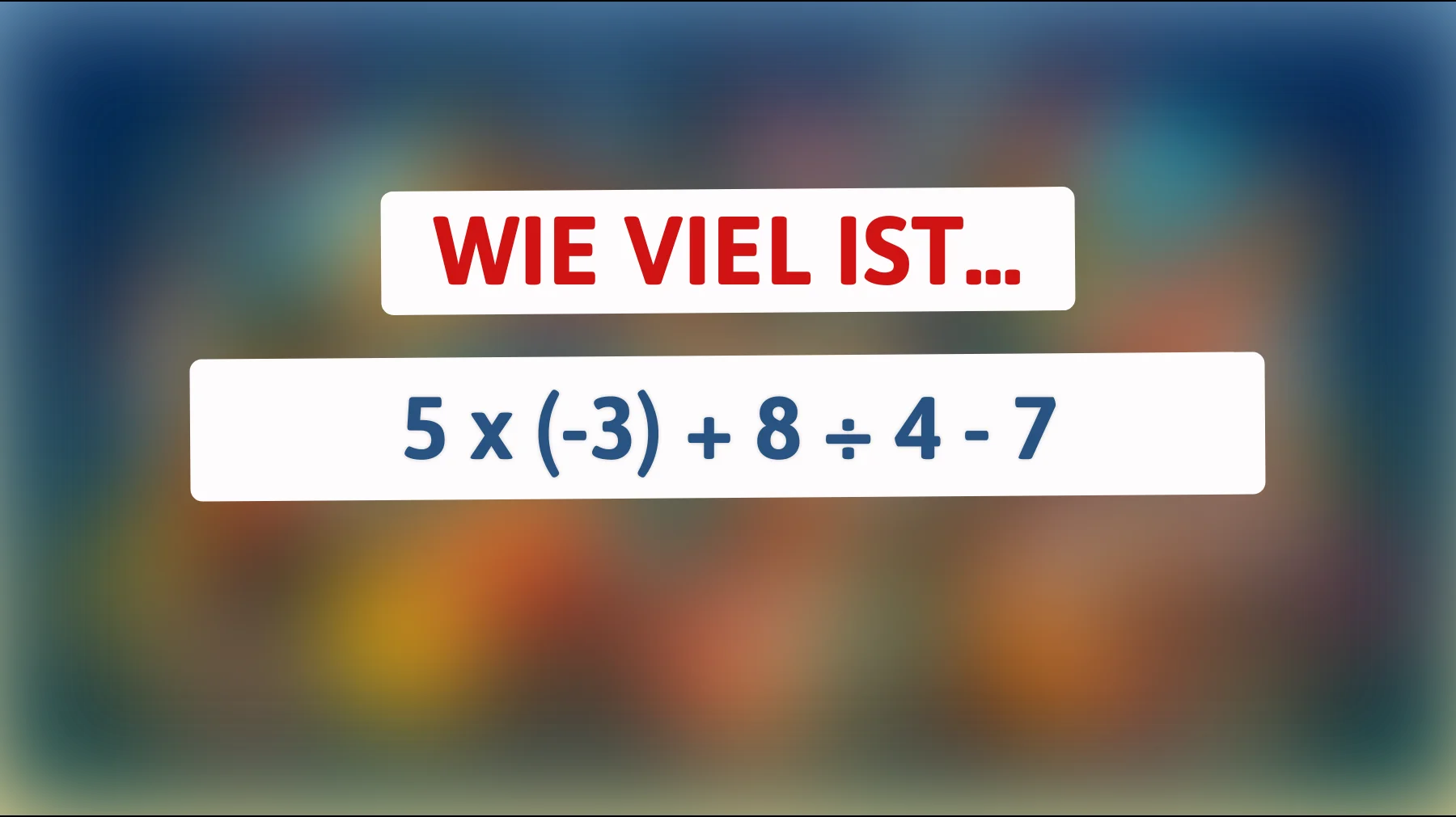 Dieses Rätsel verblüfft selbst die Klügsten: Kannst du das mathematische Rätsel lösen, das Genies zum Staunen bringt?"