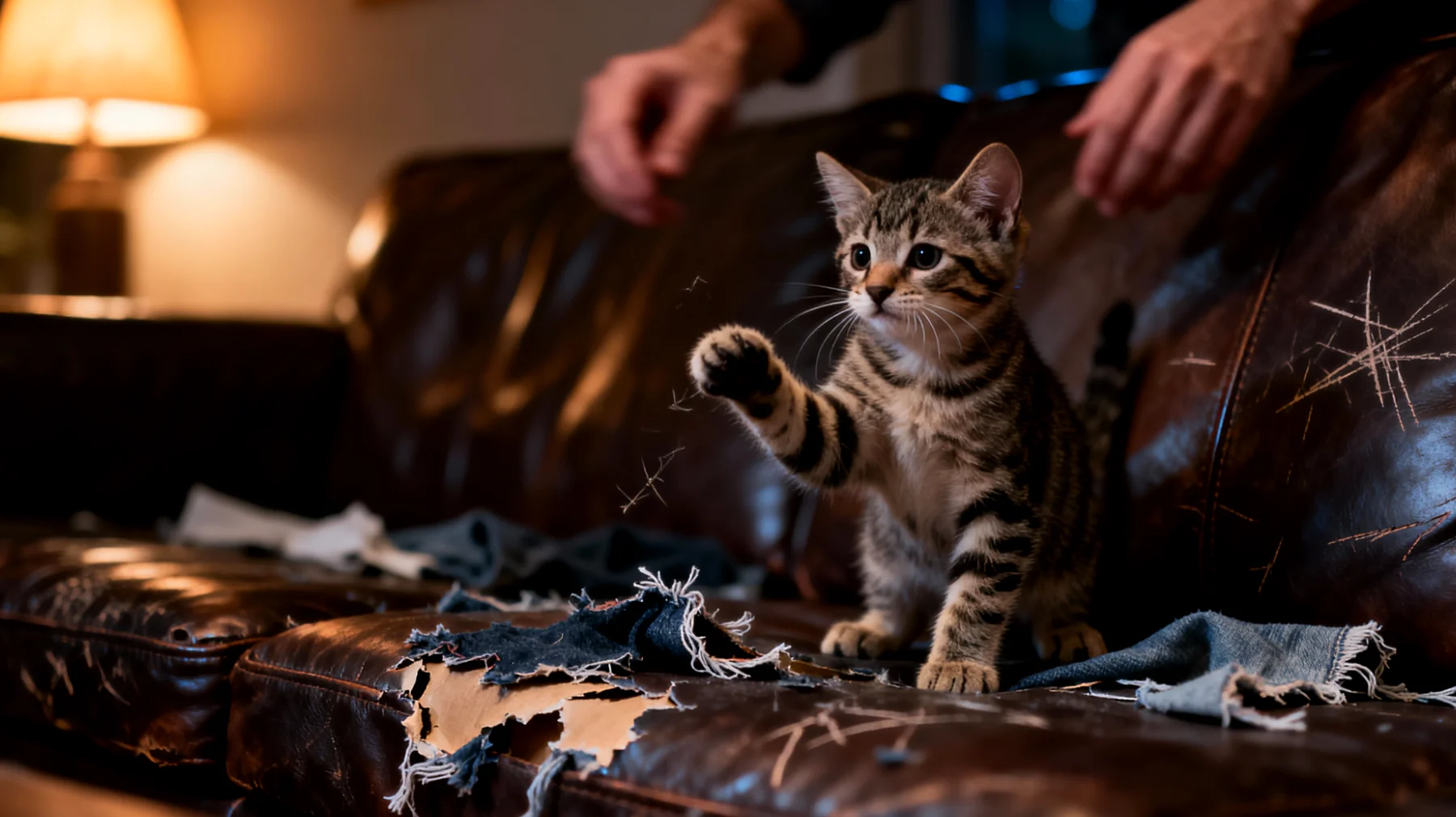 Junge Katzen zeigen oft unerwünschtes Verhalten wie Kratzen an Möbeln, Beißen in Hände oder übermäßiges nächtliches Herumtoben, da sie ihre natürlichen Jagd- und Spielinstinkte noch nicht richtig kanalisieren können und die Grenzen im neuen Zuhause erst erlernen müssen"