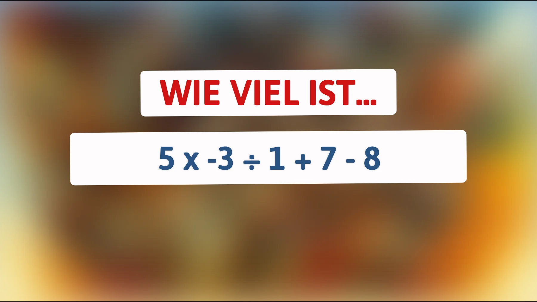 Löst du das Rätsel, das selbst die Klügsten ins Schwitzen bringt? Fordere deinen Verstand heraus!"