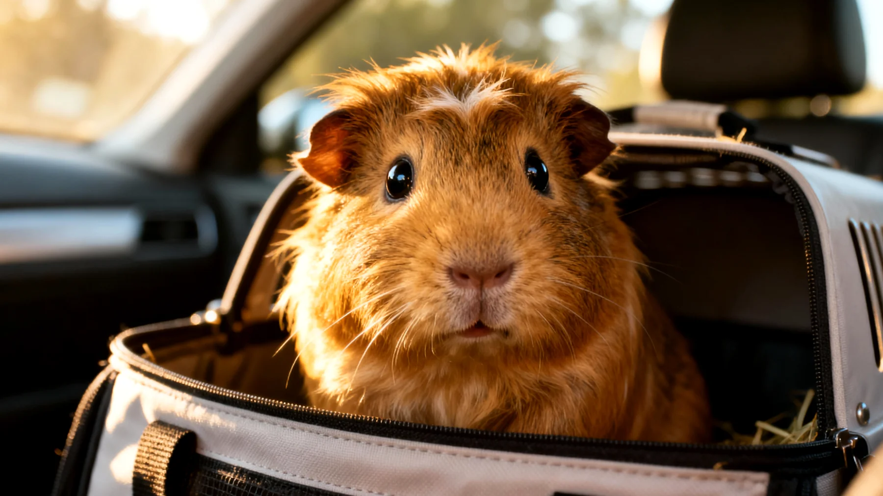 Meerschweinchen sind sehr stressanfällige Tiere und Reisen stellen für sie eine erhebliche Belastung dar, da sie als Fluchttiere sensibel auf Umgebungsveränderungen, Bewegungen und Geräusche reagieren. Es fehlt oft an geeigneten Trainingsmethoden, um Meerschweinchen schrittweise an Transportboxen und kurze Fahrten zu gewöhnen, damit unvermeidbare Tierarztbesuche oder Umzüge weniger traumatisch verlaufen."